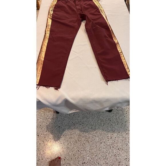 MOTHER THE SHAKER PREP HIGH WAISTED CROP CHINOS SIZE 26 NEW TAGS - Picture 9 of 16